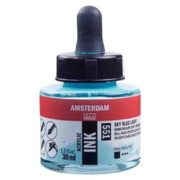 [17205510] Amsterdam acrylic color  INK 30ML SKY BLUE LT