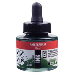 [17206220] Amsterdam acrylic color  INK 30ML OLIVE GREEN DP