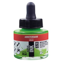 [17206720] Amsterdam Acrylic ink  30ML REFLEX GREEN
