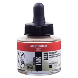 [17207180] Amsterdam acrylic color  INK 30ML WARM GREY