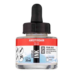 [17208200] Amsterdam acrylic color  INK 30ML PEARL BLUE