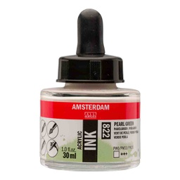 [17208220] Amsterdam acrylic color  INK 30ML PEARL GREEN