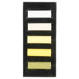 [31820516] Rembrandt soft pastels  set COOL YELLOWS 5.5