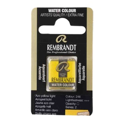 [05862461] Rembrandt water color   pan  AZO YLW LT C.F.