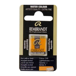[05862481] Rembrandt water color   pan  AZO YLW DP C.F.