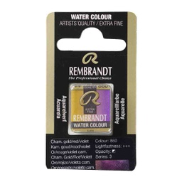 [05868601] Rembrandt water color   pan  CHAM.GOLD RED VIOLET