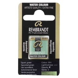 [05868641] Rembrandt water color   pan  SPARKLE GREEN