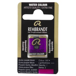 [05865931] Rembrandt water color   pan  QUINAPURPLE BLUE