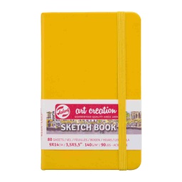 [9314111M] Art Creation sketch book black G.yellow 9X14 140G 
