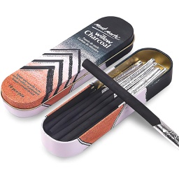 [MPN0043] Mont Marte 10pce Willow Charcoal in Tin‏