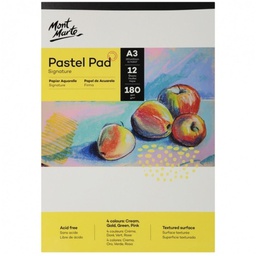 Mont Marte Pastel Pad 190gsm 12 Sheets Acid-Free in 4 colors Paper‏