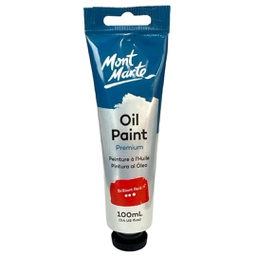 [MOP-100ML] Mont Marte Oil color 100ML - Brilliant Red