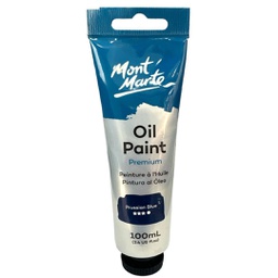 [MOP-100ML] Mont Marte Oil color 100ML  - Prussian Blue