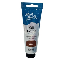 [MPO0027] Mont Marte Oil color 100ML - Burnt Sienna