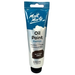 [MOP-100ML] Mont Marte Oil color 100ML - Burnt Umber