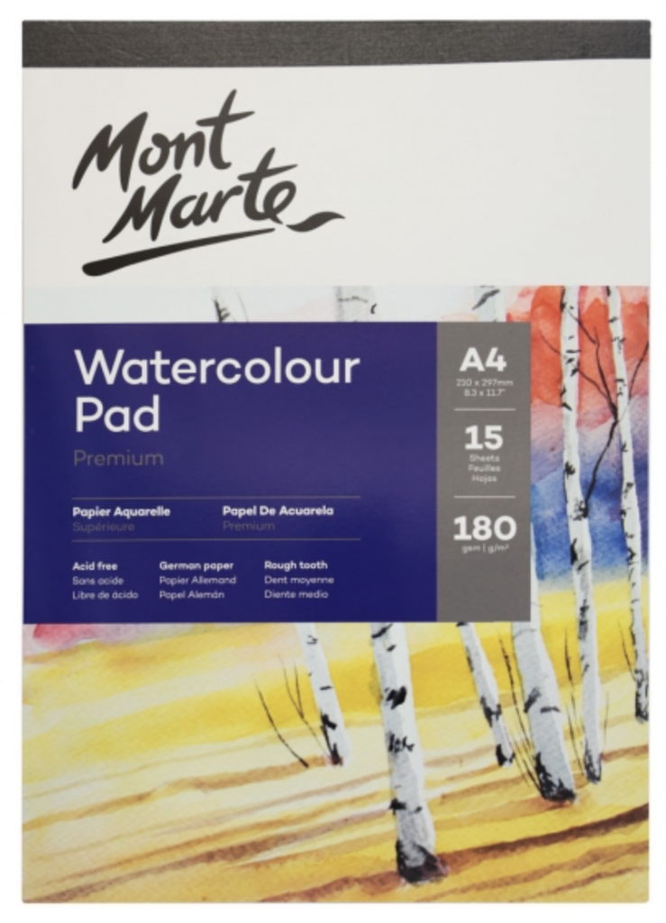 Mont Marte Bleedproof Marker Pad 105gsm A4 50 Sheets