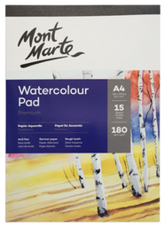 [MSB0063] Mont Marte Watercolor Pad German Paper A4 180gsm 15 Sheet