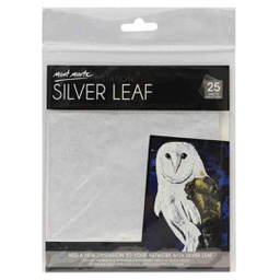 [MAXX0021] Mont Marte SIlver Leaf - 14x14cm 25sheets‏ 