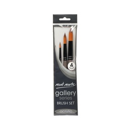 [BMHS0018] Mont Marte Gallery Series Brush Set Acrylic 6pce