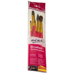 [BMHS0027] Mont Marte Gallery Series Brush Set Watercolour 5pc