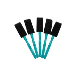 [MACR0021] Mont Marte Foam Hobby Brush 25Mont Marte 5pc Poly Bag