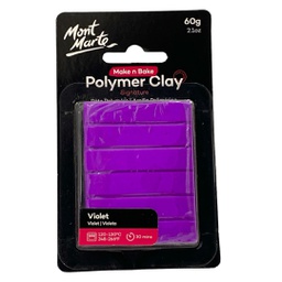 Mont Marte Make N Bake Polymer Clay 60g Violet‏