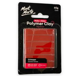 Mont Marte Make n Bake Polymer Clay 60g Crimson