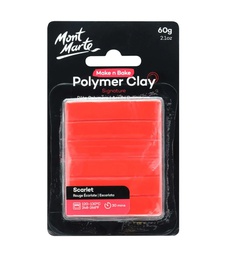 Mont Marte Make N Bake Polymer Clay 60g Scarlet‏