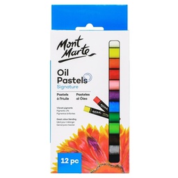 [MMPT0013] Mont Marte Oil Pastels 12pc