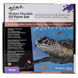 [MPOW3618] Mont Marte Water Mixable Oil Paint Set 36pc x 18ml