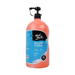 [MSH-2210-V03-2L] Mont Marte Signature Acrylic Paint Orange 2L‏
