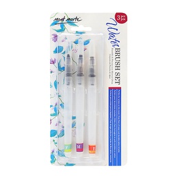 [BMHS0035] MM Waterbrush Set Fine/Med/Broad 3pc
