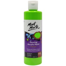 [PMPP0011] Mont Marte Pouring Acrylic 240ml - Mid Green