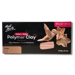 [MMSP6401] Mont Marte Make n Bake Polymer Clay 400g - Beige
