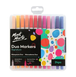 [MMPM0005] Mont Marte Duo Markers 24pc in Case