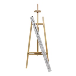 Creative Mark Carolina Artist's H-Frame Wooden Studio Art Easel Fully Adjustable Floor Easel 90% Assembled 60 inch to 102 inch