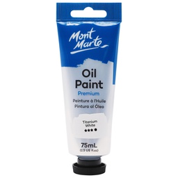 [MPO7501] Mont Marte Oil Paint 75ml - Titanium White