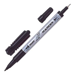 [SCA-TMCD-B] قلم بايلوت جهتيين ريشة اسود PILOT