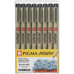 قلم فرشة بجما ساكورا 8 لون SAKURA PIGMA