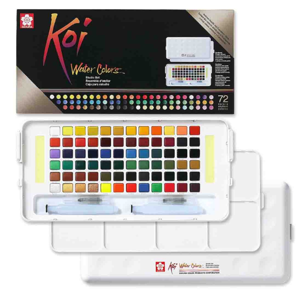 Koi Water Color Field Sketch Kit - Sakura of America