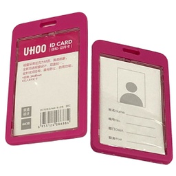 [UH00 6638] حامل بطاقات جيب وردي UH00 6638