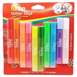 [FO-GG-10126] صمغ لماع 10 لون FUNBO